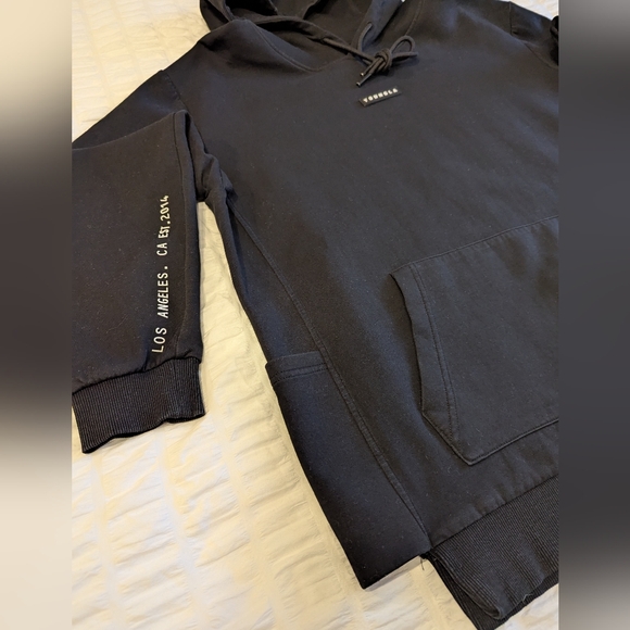 YoungLA Men's Black Hoodie sz.L - Picture 3 of 9